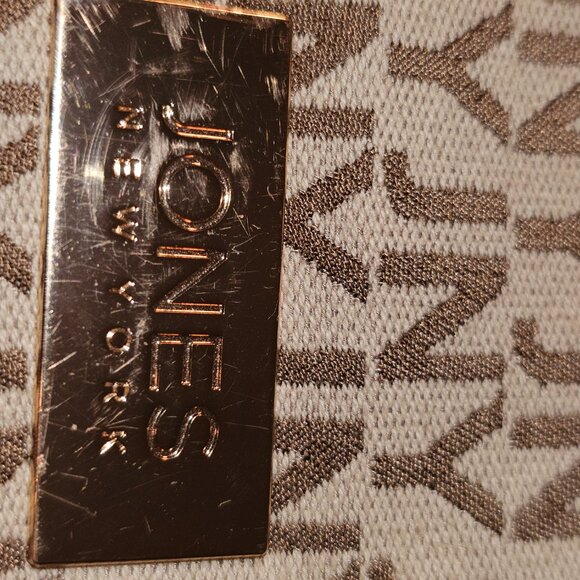Jones New York Beige/Brown tote - Picture 3 of 6